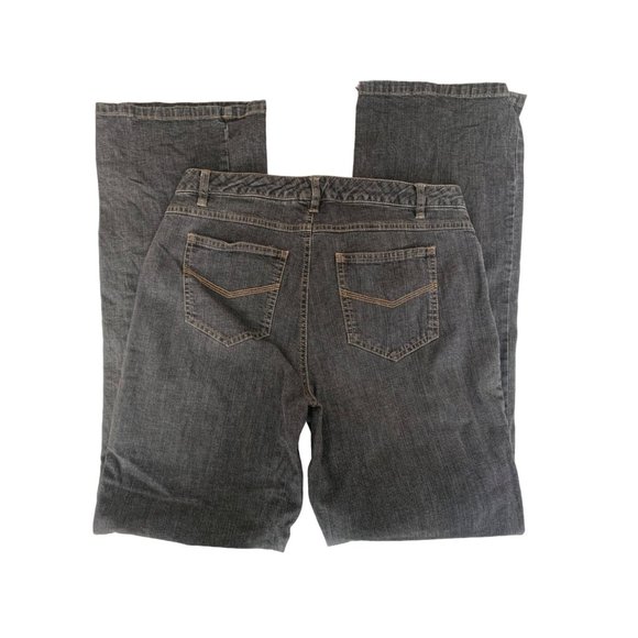 Tribal Jeans Womens Size 8 Black Denim Stretch Jeans Extensible - Picture 5 of 7